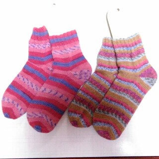 ルル様専用ページ⭐あったか手編み靴下　2足(レッグウェア)