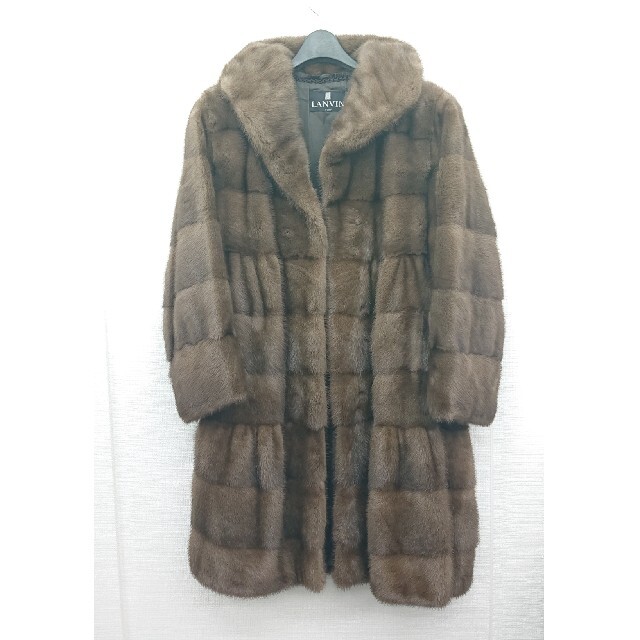 LANVIN ミンクコート 高級サガミンク-