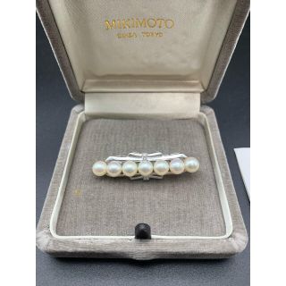 ミキモト(MIKIMOTO)の【MIKIMOTO / ミキモト】真珠 パール K14WG ブローチ14金製(ブローチ/コサージュ)