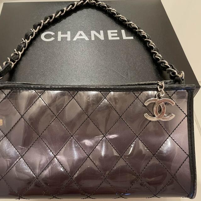 ♥CHANEL♥ココマークチェーンビニールバッグ