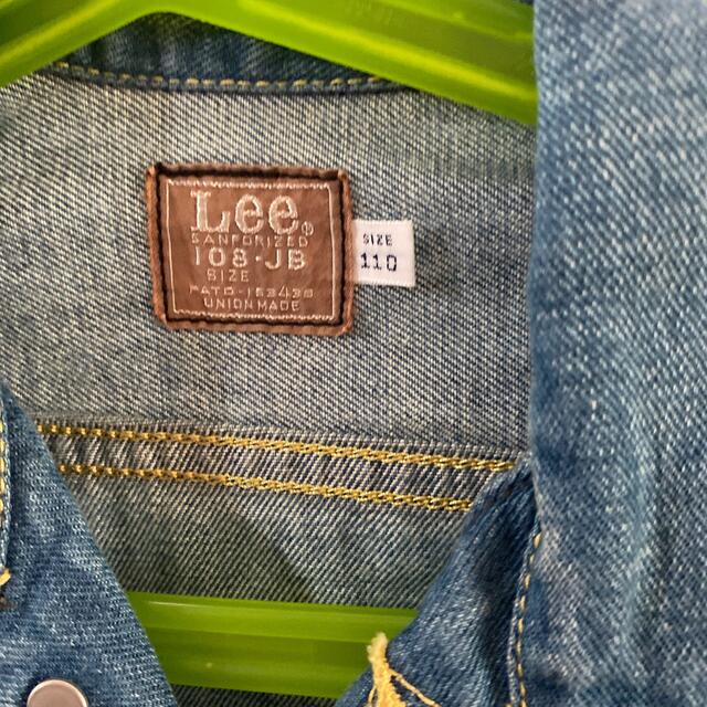 Lee(リー)の♡デニム　Gジャン　110サイズ♡ キッズ/ベビー/マタニティのキッズ服女の子用(90cm~)(ジャケット/上着)の商品写真