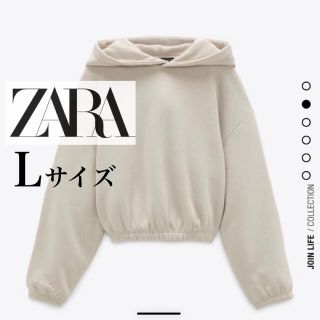 ZARA ザラ フェイクスエードパーカー フーディー