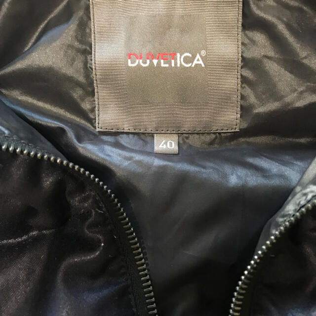 DUVETICA(デュベティカ)の専用★DUVETCA  デュベティカ　ウールダウンベスト　ネイビー　40 レディースのジャケット/アウター(ダウンベスト)の商品写真