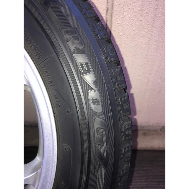 BRIDGESTONE(ブリヂストン)の4本ブリヂストンホイールスタッドレス16×6.5 38 5穴　205 60R16 自動車/バイクの自動車(タイヤ・ホイールセット)の商品写真