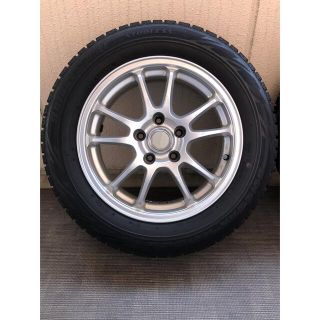 ブリヂストン(BRIDGESTONE)の4本ブリヂストンホイールスタッドレス16×6.5 38 5穴　205 60R16(タイヤ・ホイールセット)