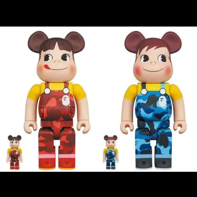 BE@RBRICK BAPE(R) × ペコちゃん & ポコちゃん 1000%キャラクターグッズ