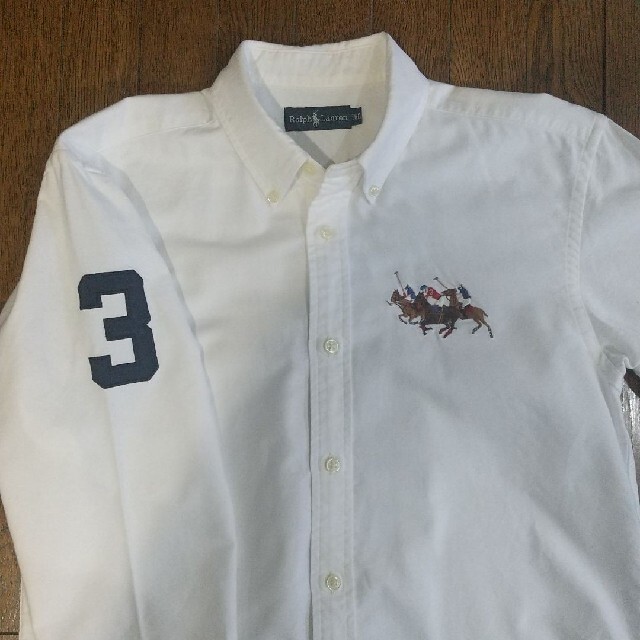 POLO RALPH LAUREN(ポロラルフローレン)のラルフローレンポロキッズ160cmシャツ(百貨店購入正規品) キッズ/ベビー/マタニティのキッズ服男の子用(90cm~)(ブラウス)の商品写真