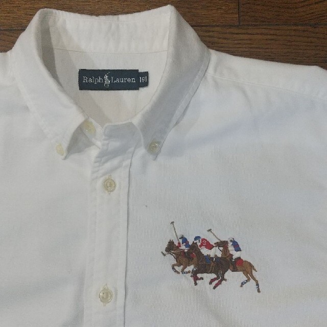 POLO RALPH LAUREN(ポロラルフローレン)のラルフローレンポロキッズ160cmシャツ(百貨店購入正規品) キッズ/ベビー/マタニティのキッズ服男の子用(90cm~)(ブラウス)の商品写真