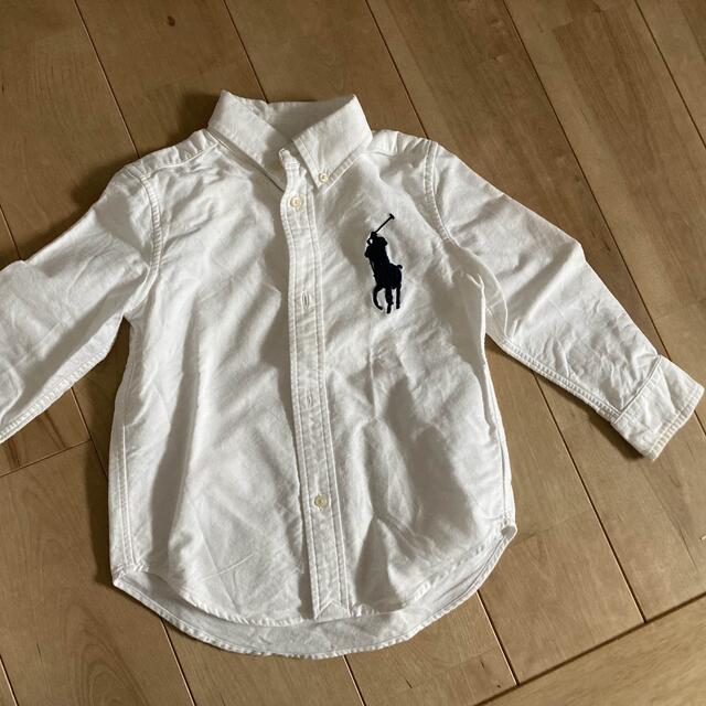 POLO RALPH LAUREN(ポロラルフローレン)のラルフローレン 長袖シャツ　ビッグポニー　100cm キッズ/ベビー/マタニティのキッズ服男の子用(90cm~)(Tシャツ/カットソー)の商品写真