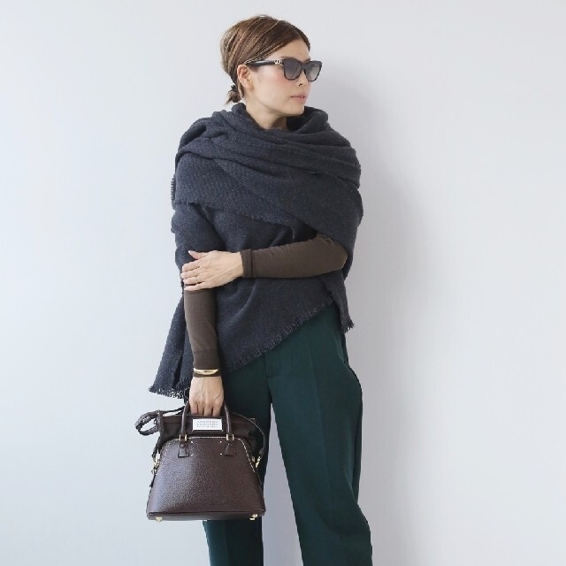 ALONPI CASHMERE / アロンピ カシミア カシミアストール グレー