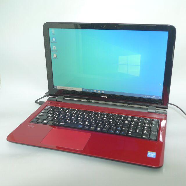 新品SSD 赤色 ノートpc LS150SSR-KS 4GB RW 無線