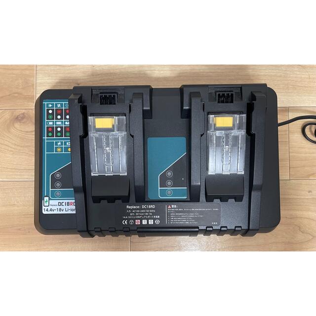 DC18RD マキタ互換 2口急速充電器 BL1860B 互換 マキタバッテリー 1