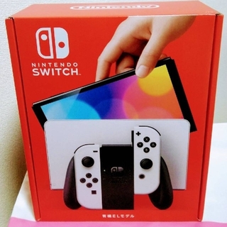ニンテンドースイッチ(Nintendo Switch)のNintendo Switch 有機ＥＬモデル 新型 白色(家庭用ゲーム機本体)