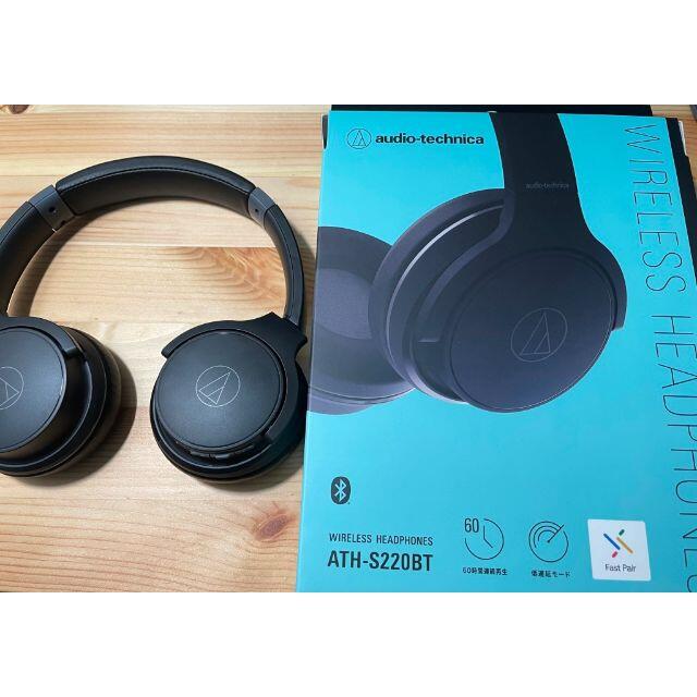 audio-technica(オーディオテクニカ)の■ オーディオテクニカ ワイヤレスヘッドホン ATH-S220BT ブラック スマホ/家電/カメラのオーディオ機器(ヘッドフォン/イヤフォン)の商品写真