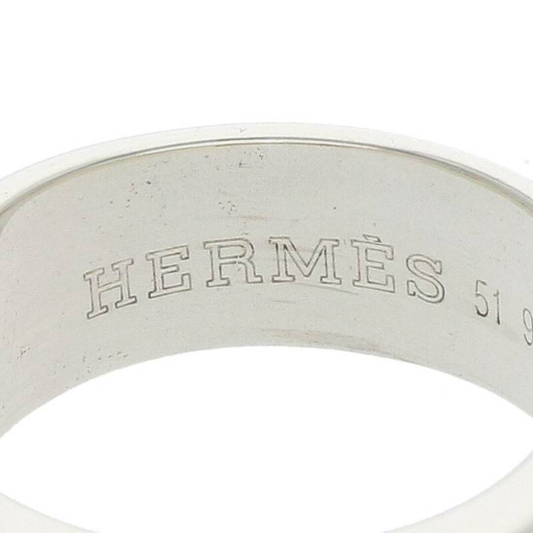 Hermes(エルメス)のエルメス 1990 バケット R コンビ #51 シルバーリング  メンズ 8号 メンズのアクセサリー(リング(指輪))の商品写真