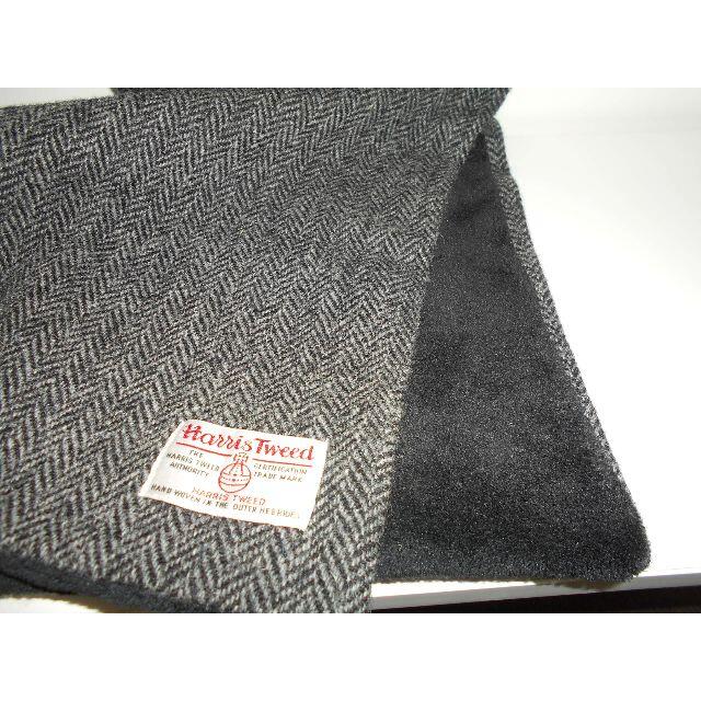 010211● Harris Tweed ウール マフラー ツイード ストール