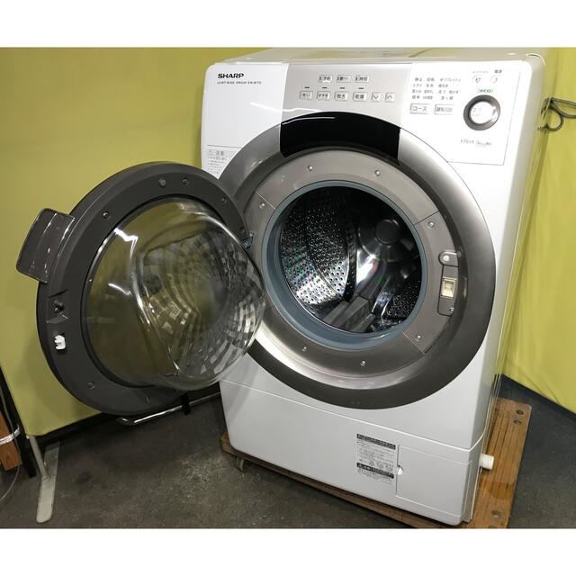 SHARP - SHARP SHARP ドラム式洗濯乾燥機 ES-S70-WL 2015年製の通販 by