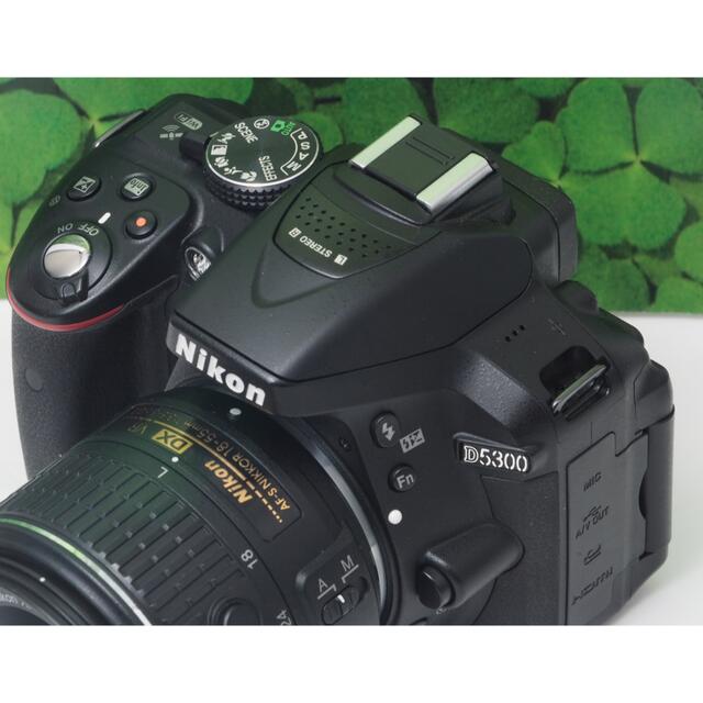 Nikon - 【美品】Wifi搭載⭐️自撮りOK ニコンD5300 2416万画素ダブル