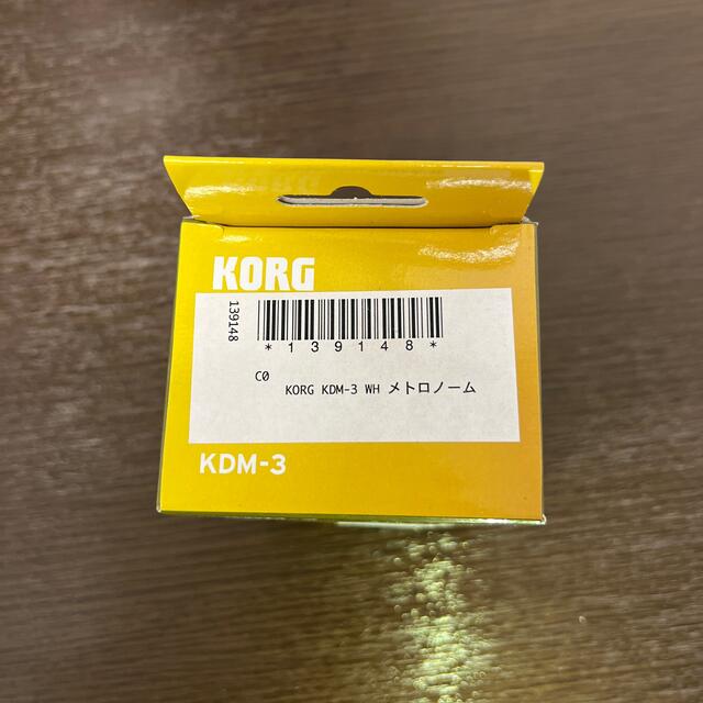 KORG(コルグ)のKORG メトロノーム KDM-3 WH ホワイト 楽器の楽器 その他(その他)の商品写真