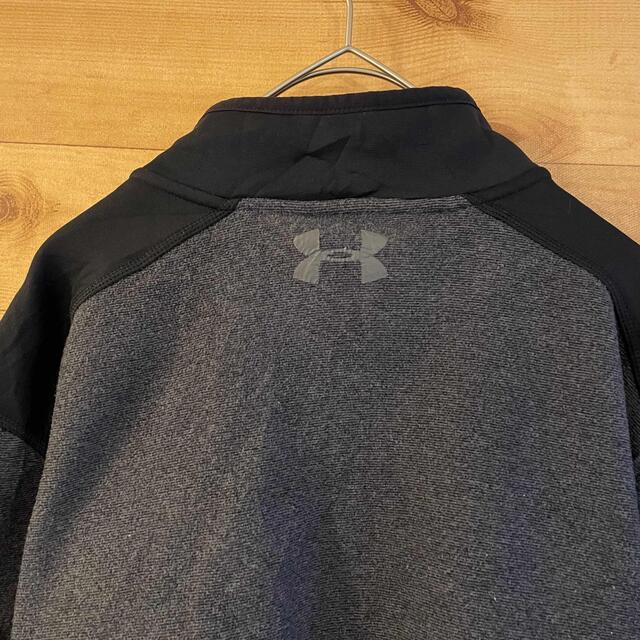 UNDER ARMOUR(アンダーアーマー)の【UNDER ARMOUR】ハーフジップ プルオーバー 切替 フリース US古着 メンズのジャケット/アウター(その他)の商品写真