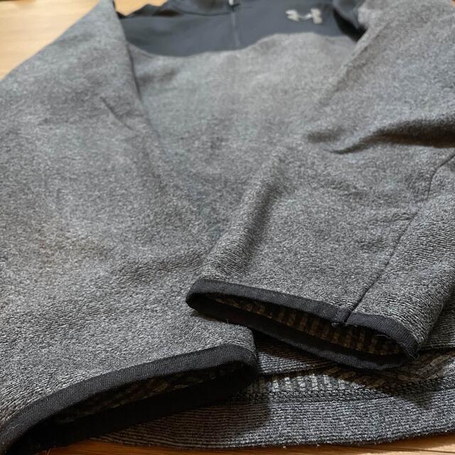 UNDER ARMOUR(アンダーアーマー)の【UNDER ARMOUR】ハーフジップ プルオーバー 切替 フリース US古着 メンズのジャケット/アウター(その他)の商品写真