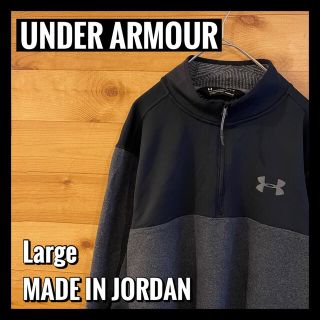 アンダーアーマー(UNDER ARMOUR)の【UNDER ARMOUR】ハーフジップ プルオーバー 切替 フリース US古着(その他)