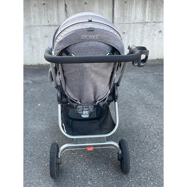 Stokke(ストッケ)のストッケ　スクート2  ブラックメラーンジ　チェンジングバッグ付き キッズ/ベビー/マタニティの外出/移動用品(ベビーカー/バギー)の商品写真