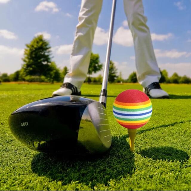 ゴルフボール ゴルフ練習用ボール ウレタンボール 赤 5個 スポーツ/アウトドアのゴルフ(その他)の商品写真