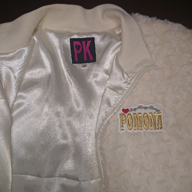 pomona kiss モコモコ アウター１５０ キッズ/ベビー/マタニティのキッズ服女の子用(90cm~)(ジャケット/上着)の商品写真