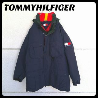 トミーヒルフィガー ダウンジャケット(メンズ)(イエロー/黄色系)の