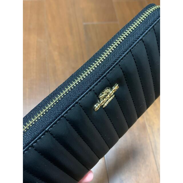 コーチ 長財布 ブラックたてモコ 2
