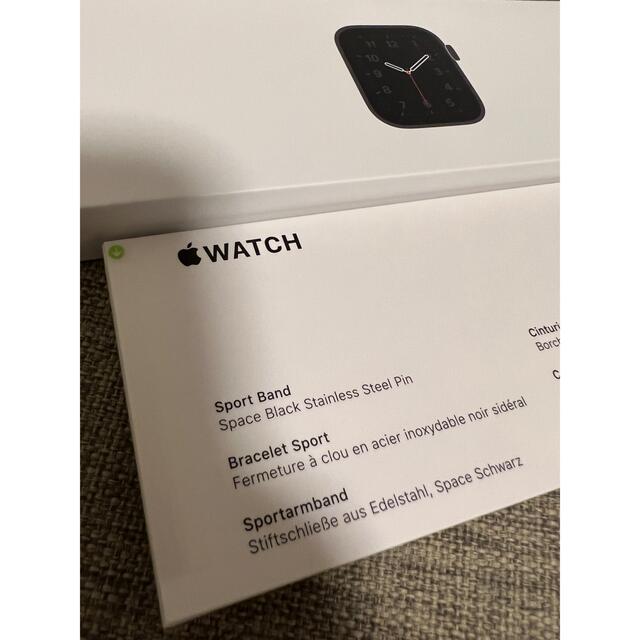 Apple Watch(アップルウォッチ)のApple Watch SE GPS 44mm スペースグレイ/スポーツバンド メンズの時計(腕時計(デジタル))の商品写真