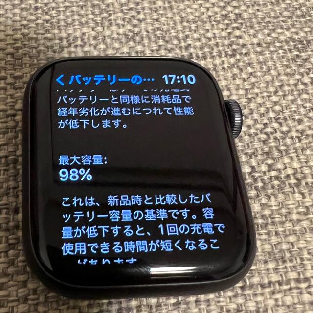 Apple Watch(アップルウォッチ)のApple Watch SE GPS 44mm スペースグレイ/スポーツバンド メンズの時計(腕時計(デジタル))の商品写真