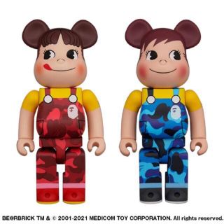 メディコムトイ(MEDICOM TOY)のBE＠RBRICK BAPE® × ペコちゃん & ポコちゃん 1000%(その他)