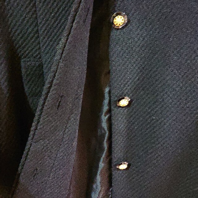 MISCH MASCH(ミッシュマッシュ)のミッシュマッシュ ロングコート 黒 レディースのジャケット/アウター(ロングコート)の商品写真