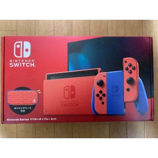 ニンテンドースイッチ(Nintendo Switch)のNintendo Switch マリオレッド×ブルー セット(家庭用ゲーム機本体)