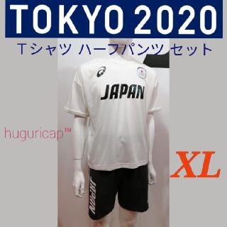 アシックス(asics)の完売XL 東京オリンピック公式 アシックス  ロゴTシャツ ショーツ セット(トレーニング用品)