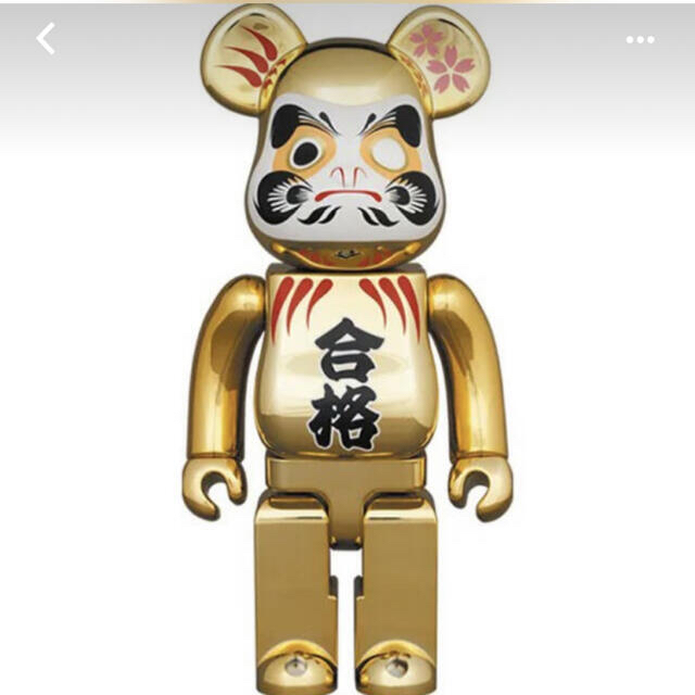 BE@RBRICK 達磨 合格 金メッキ 弐 100％ / 400％×2