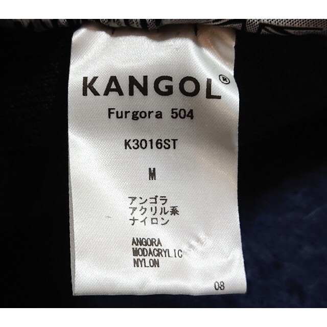 M 新品 KANGOL Furgora 504 ファー ハンチング ネイビー
