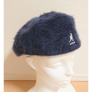 カンゴール(KANGOL)のM 新品 KANGOL Furgora 504 ファー ハンチング ネイビー(ハンチング/ベレー帽)