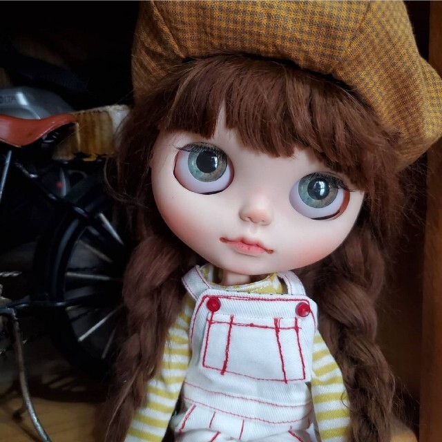 blythe ブライス 頭皮付き モヘアウィッグ 頭皮 パーツ ラディエンス