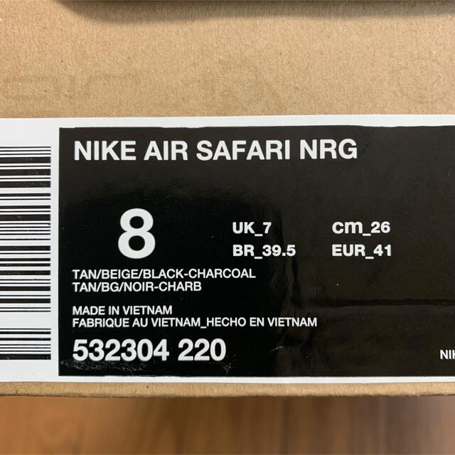 NIKE(ナイキ)のNIKE AIR SAFARI NRG 新品・タグ付き メンズの靴/シューズ(スニーカー)の商品写真