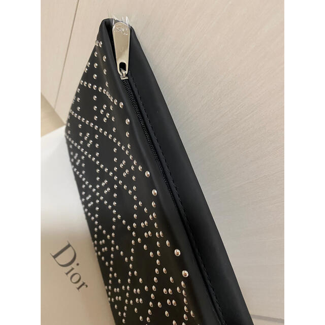 Dior(ディオール)のDior ディオール ノベルティ ポーチ 黒 新品 ブラック レディースのファッション小物(ポーチ)の商品写真