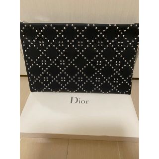 ディオール(Dior)のDior ディオール ノベルティ ポーチ 黒 新品 ブラック(ポーチ)