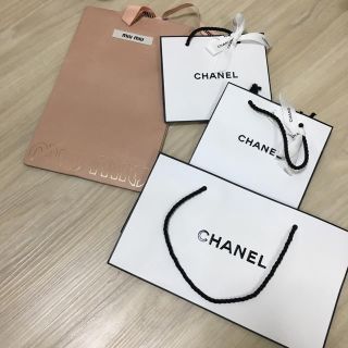 シャネル(CHANEL)のシャネル ミュウミュウ ショッパー セット(ショップ袋)