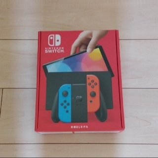 新品 Nintendo Switch 有機ELモデル ネオンブルー/レッド c(家庭用ゲーム機本体)