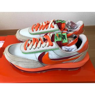 ナイキ(NIKE)のClot×Sacai×Nike LD Waffle Orange Blaze(スニーカー)