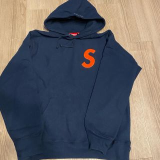 Supreme パーカー ネイビー S