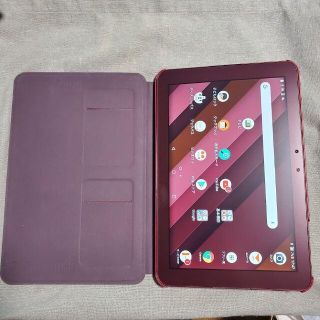 エーユー(au)の【美品】au KYOCERA Qua tab QZ10　KYT33　ロルバーン(タブレット)