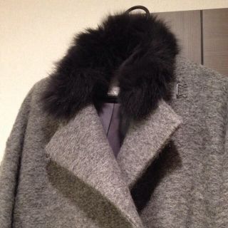 brahmin モヘアコート(毛皮/ファーコート)